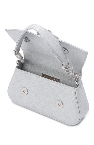 Сумка carrie medium MACH & MACH серебряного цвета по цене 141000 руб., арт. FW21-0104-2 GLITTER, фото 5 Сумка carrie medium MACH & MACH, арт. FW21-0104-2 GLITTER, фото 5