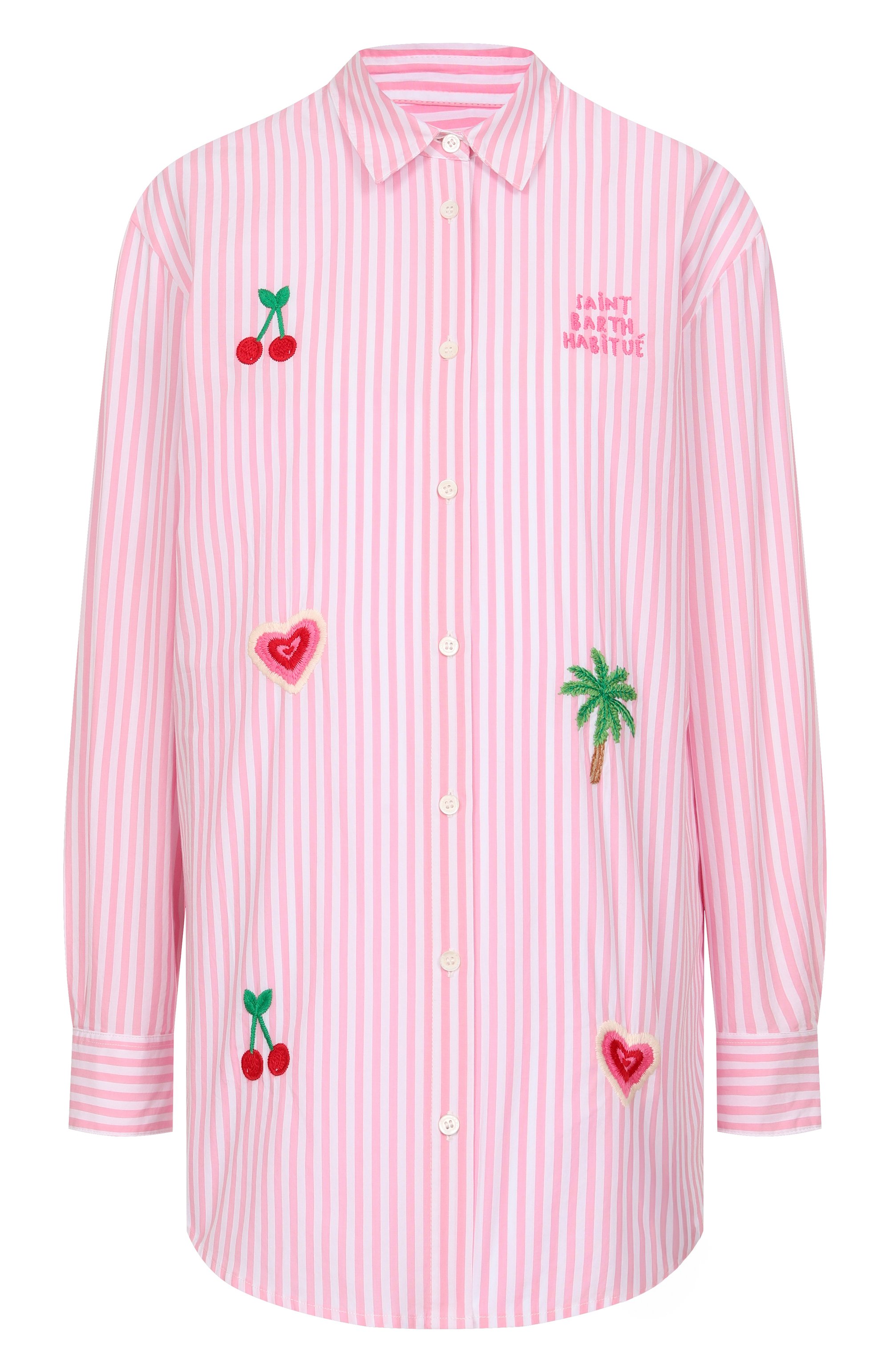 Хлопковая рубашка MC2 SAINT BARTH, арт. STBW BRIGITTE/04186H, фото 1