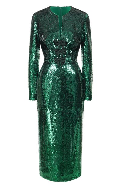 Женское платье с отделкой пайетками ELIE SAAB, арт. D0796NP25/PA008