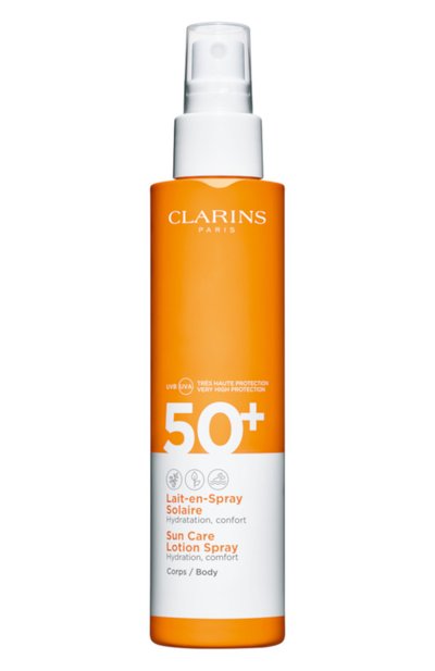 Солнцезащитное молочко-спрей для тела spf 50+ (150ml) CLARINS, арт. 80050665, фото 1