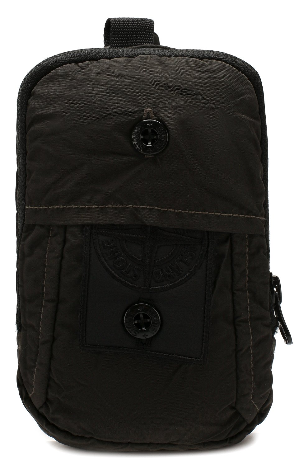 Текстильная сумка STONE ISLAND темно-серого цвета по цене 26950 руб., арт. 721990420, фото 1 Текстильная сумка STONE ISLAND, арт. 721990420, фото 1