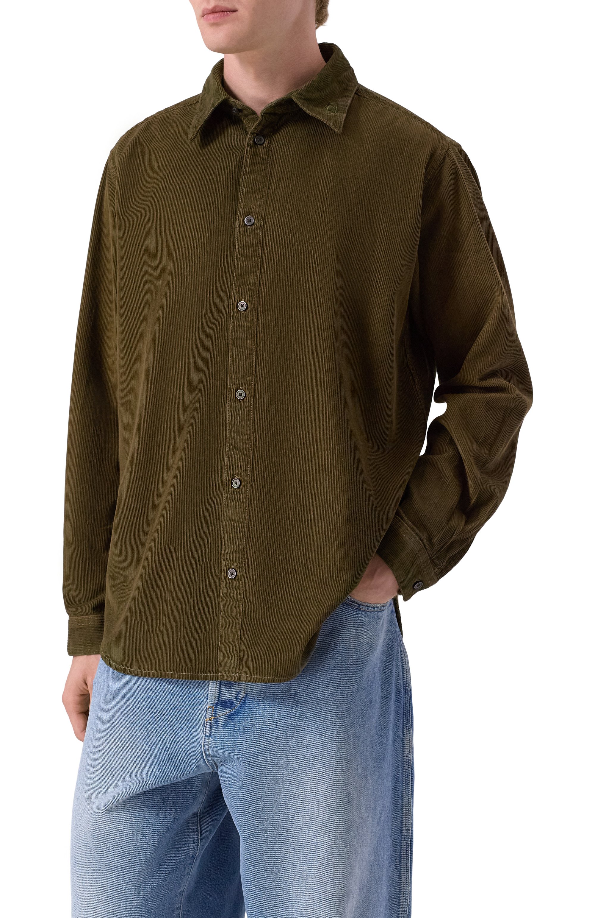 Вельветовая рубашка DIESEL, арт. A19384/0AJFQ, фото 3