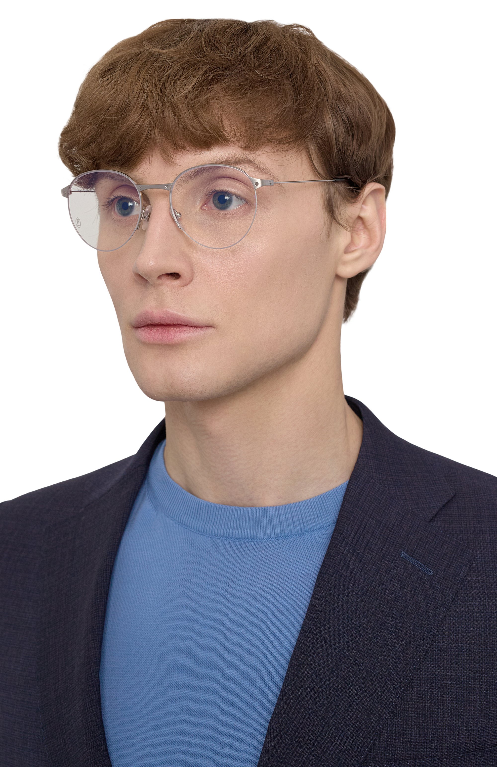 Оправа CARTIER серебряного цвета по цене 147000 руб., арт. CT0405 002, фото 2 Оправа CARTIER, арт. CT0405 002, фото 2