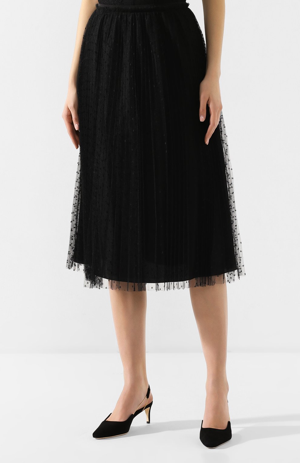 Юбка REDVALENTINO черного цвета по цене 76050 руб., арт. TR3RAC20/428, фото 3 Юбка REDVALENTINO, арт. TR3RAC20/428, фото 3
