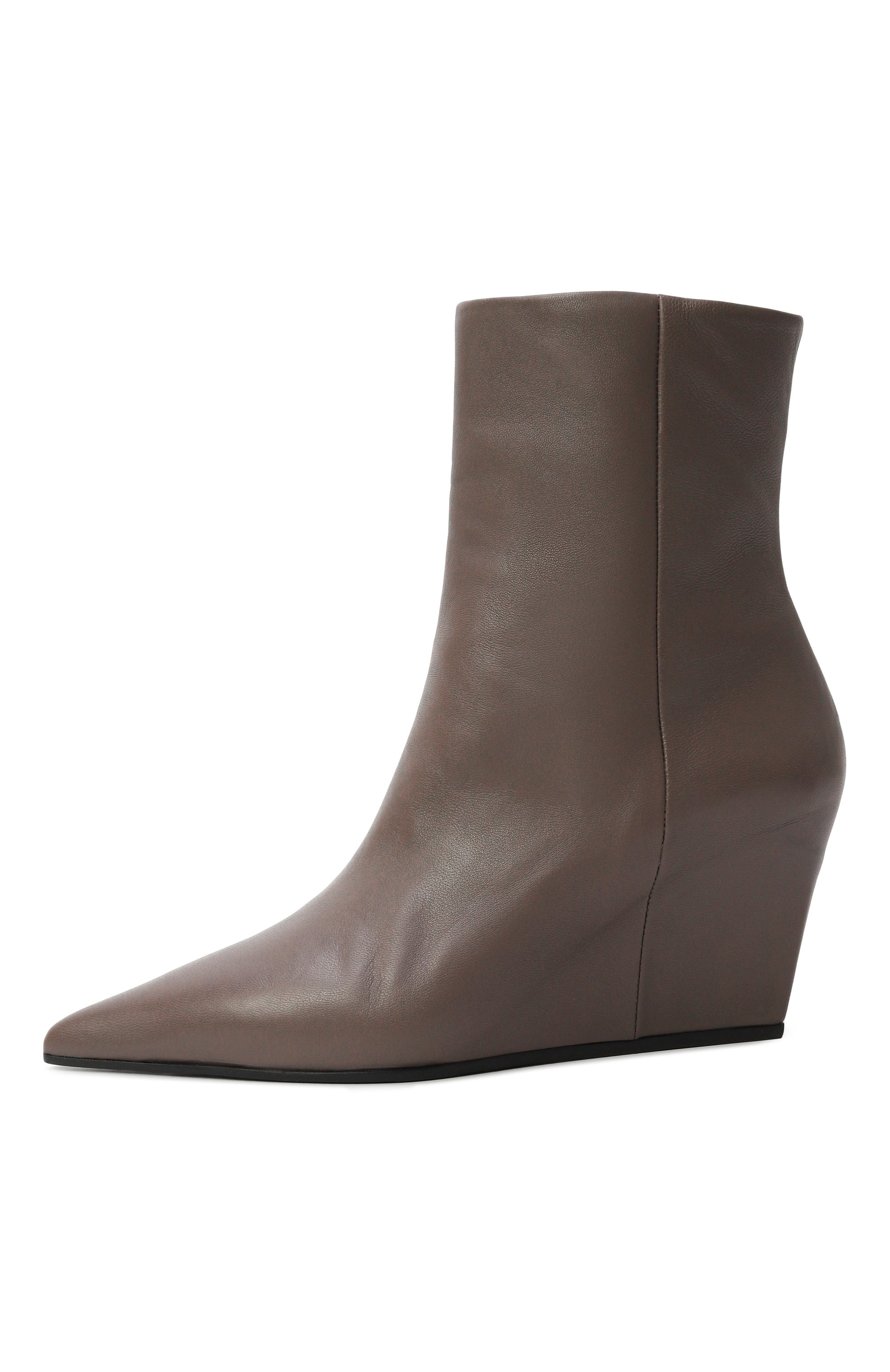 Кожаные ботильоны VIC MATIE серого цвета по цене 52800 руб., арт. 1F2550DHF16H060340, фото 4 Кожаные ботильоны VIC MATIE, арт. 1F2550DHF16H060340, фото 4