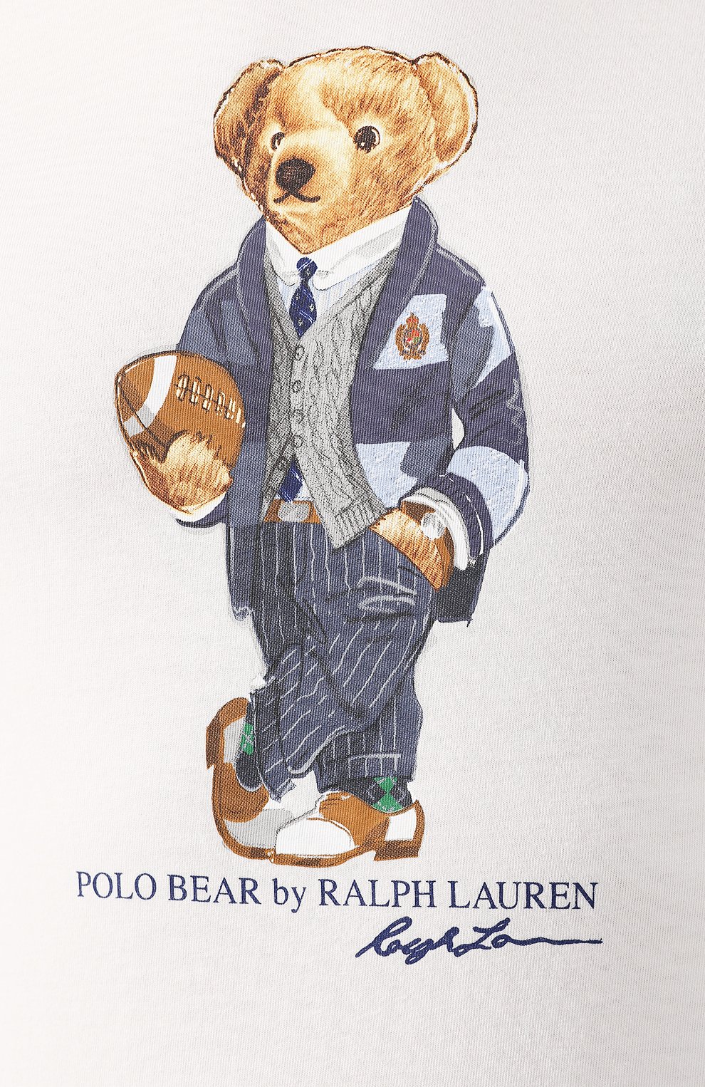 Хлопковая футболка POLO RALPH LAUREN, арт. 710782867, фото 5