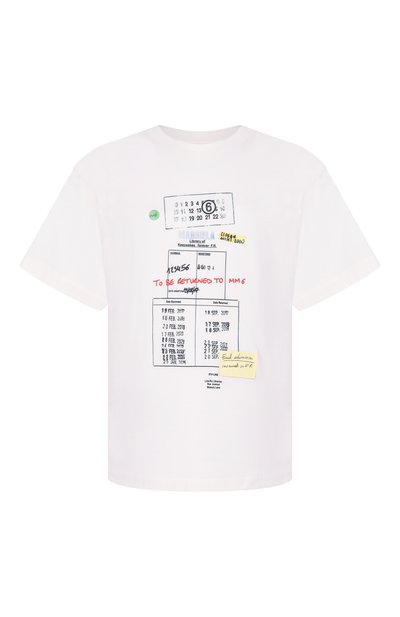 Хлопковая футболка MM6, арт. SH0GC0070/M20170_001, фото 1