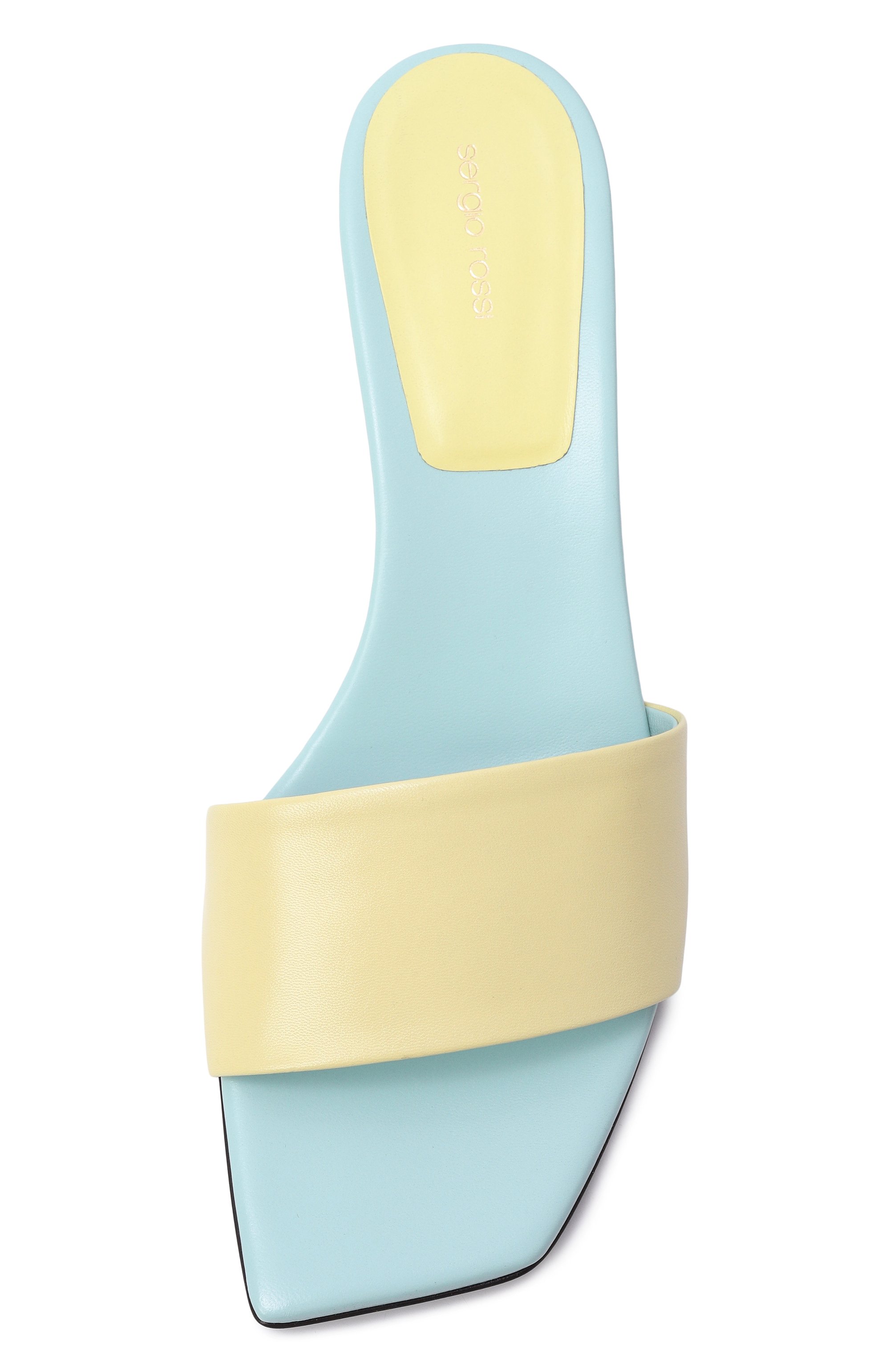 Кожаные мюли sculpt 40 SERGIO ROSSI желтого цвета по цене 78600 руб., арт. B14530/MCPT04, фото 6 Кожаные мюли sculpt 40 SERGIO ROSSI, арт. B14530/MCPT04, фото 6