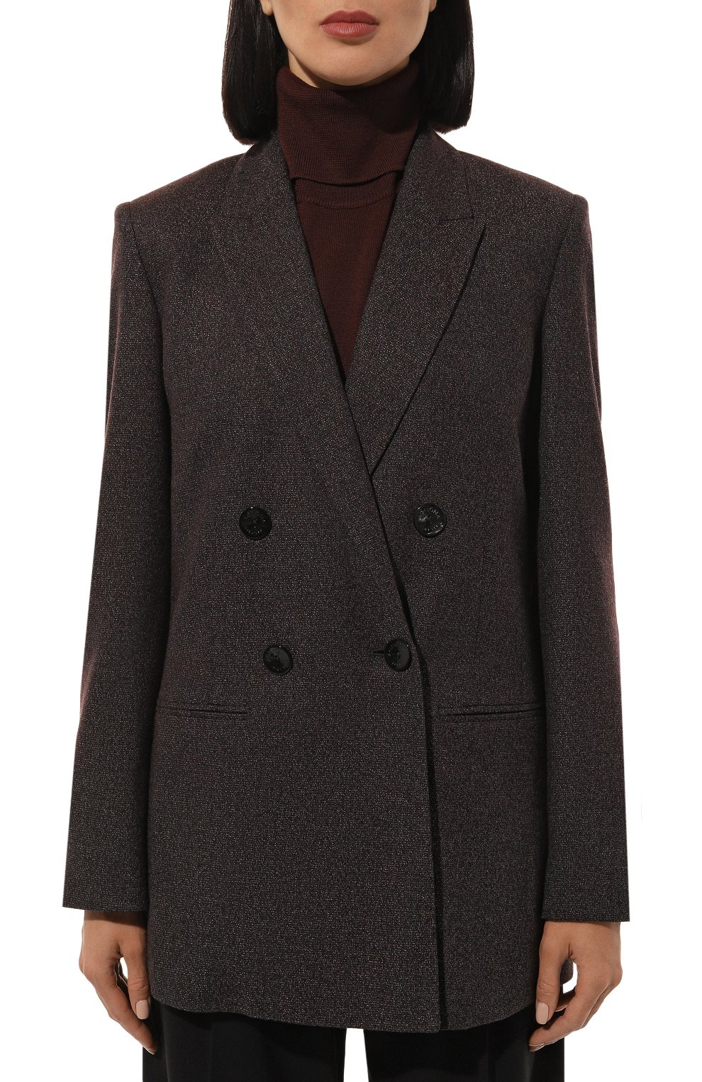 Жакет из шерсти и вискозы AGNONA, арт. TX0801E/UW014E, фото 3