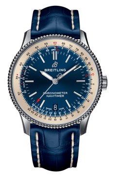 Мужские часы navitimer 1 automatic 38 BREITLING бесцветного цвета, арт. A17325211C1P1 | Фото 1 (Механизм: Автомат; Материал корпуса: Сталь; Региональные ограничения белый список (Axapta Mercury): Не проставлено; Нос: Не проставлено; Цвет циферблата: Синий; Ограничения доставки: m-style)