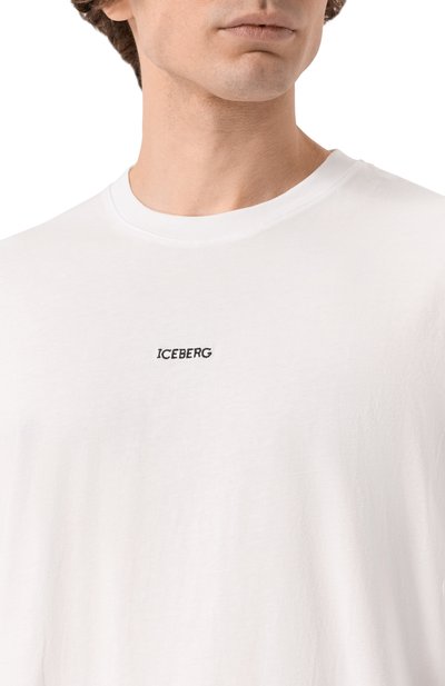 Хлопковая футболка ICEBERG, арт. F045/6325, фото 5