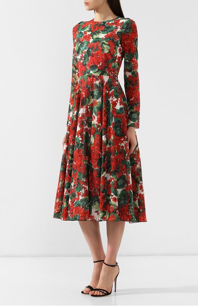 Шелковое платье DOLCE & GABBANA, арт. F6D4YT/FSAYB, фото 3