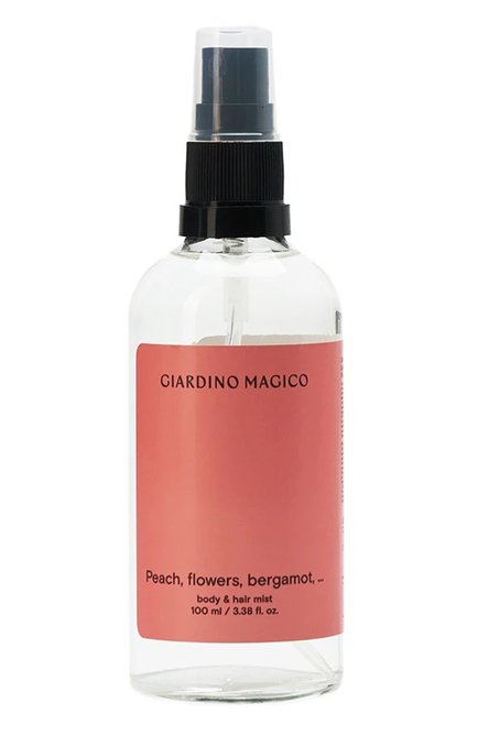 Женского парфюмированный мист peach, flowers, bergamot, … (100ml) GIARDINO MAGICO, арт. 4660222280251