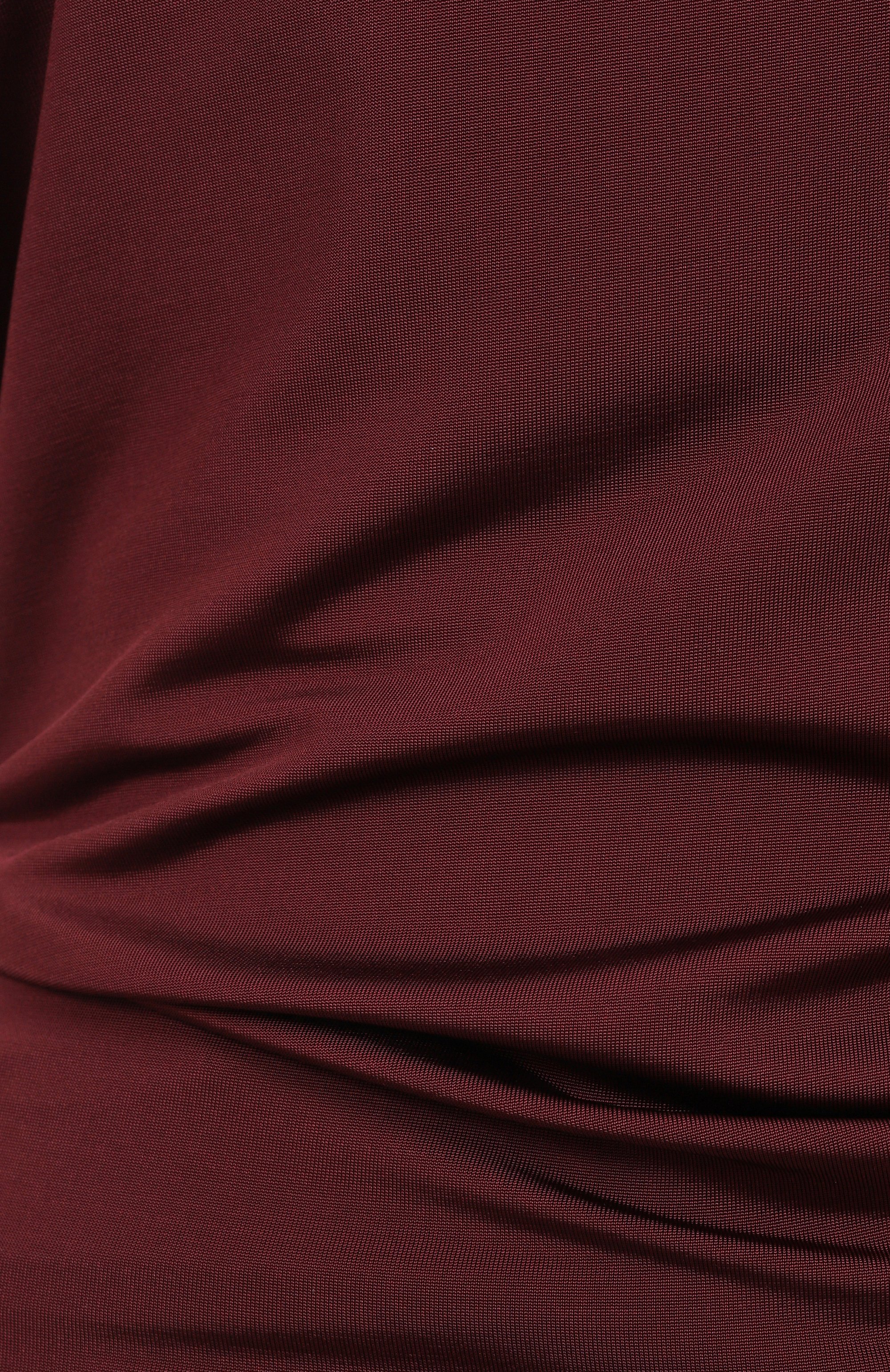 Платье из вискозы MAGDA BUTRYM бордового цвета по цене 206500 руб., арт. 153425, фото 6 Платье из вискозы MAGDA BUTRYM, арт. 153425, фото 6