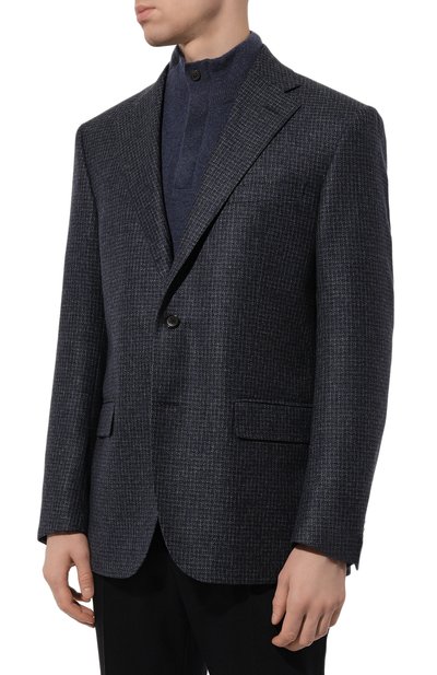 Шерст�яной пиджак CORNELIANI, арт. 946008-9416327, фото 4