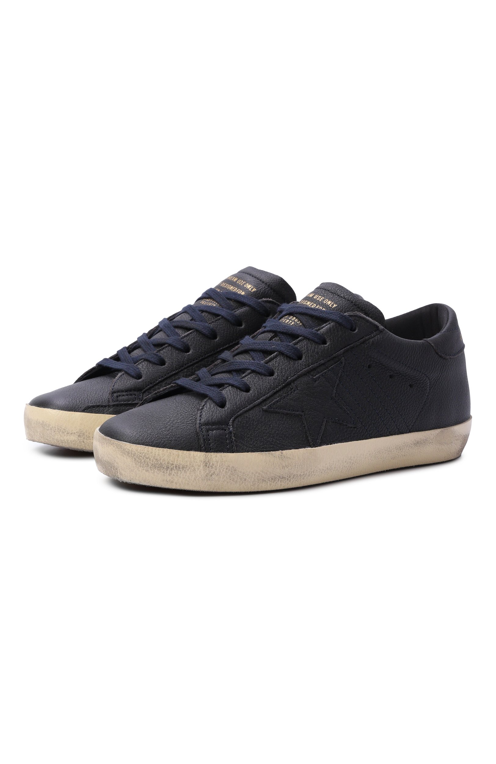 Кожаные кеды super-star GOLDEN GOOSE DELUXE BRAND, арт. GWF00101.F008887, фото 1