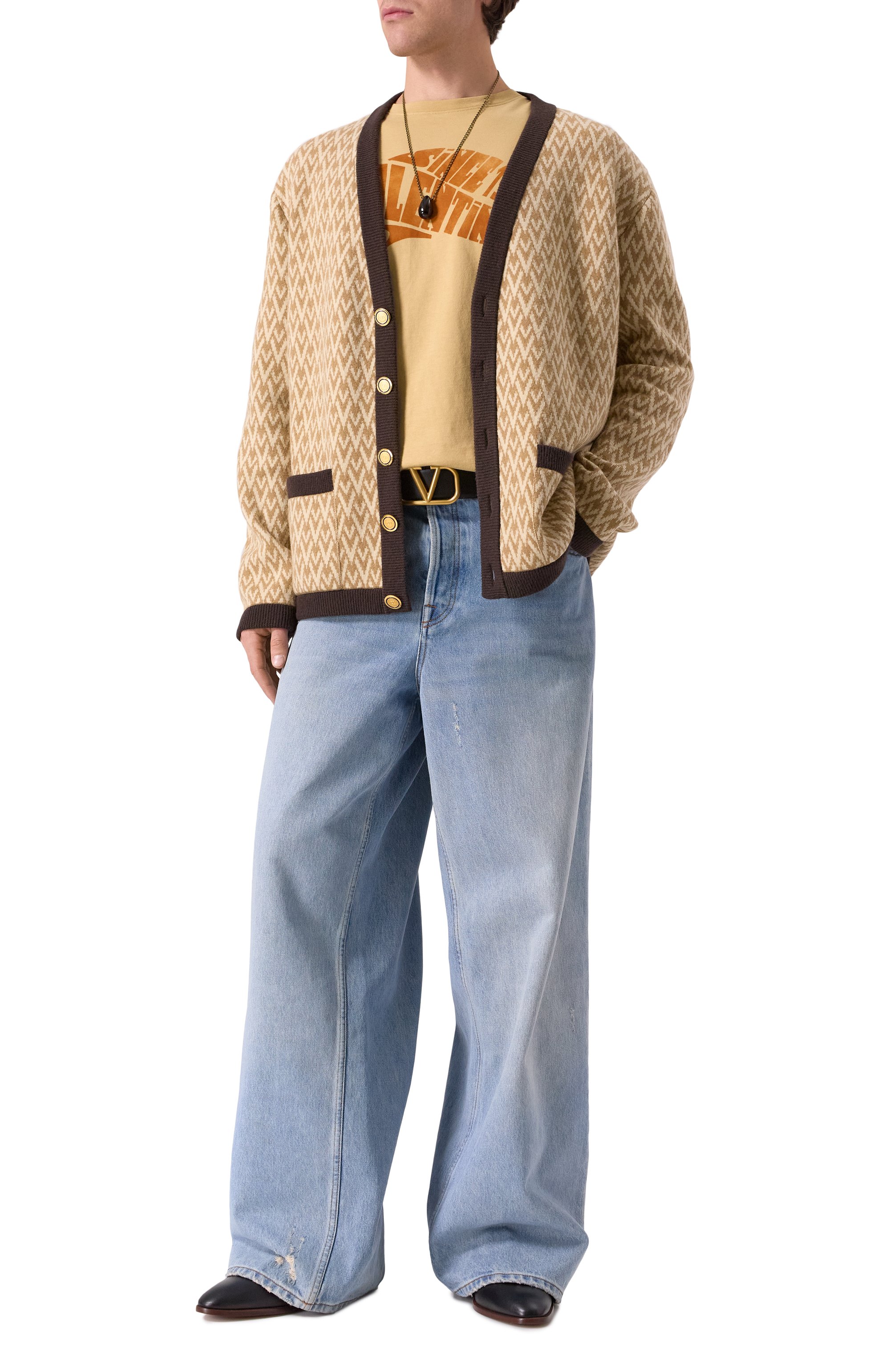 Шерстяной кардиган VALENTINO, арт. 6V3KA04IAR1, фото 2