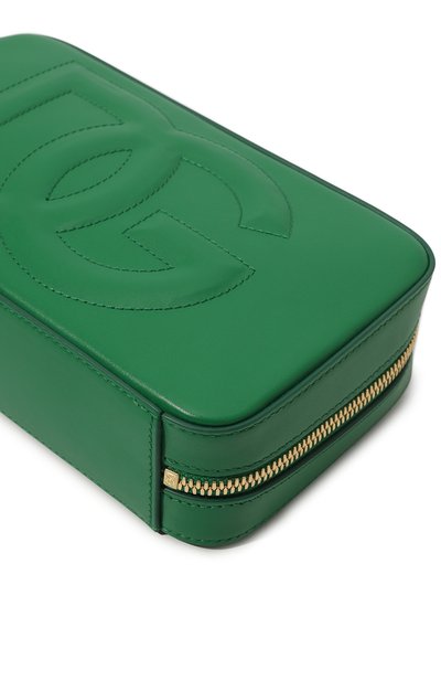 Сумка dg logo DOLCE & GABBANA зеленого цвета по цене 119500 руб., арт. BB9289_BE9289/AW576_1, фото 3 Сумка dg logo DOLCE & GABBANA, арт. BB9289_BE9289/AW576_1, фото 3