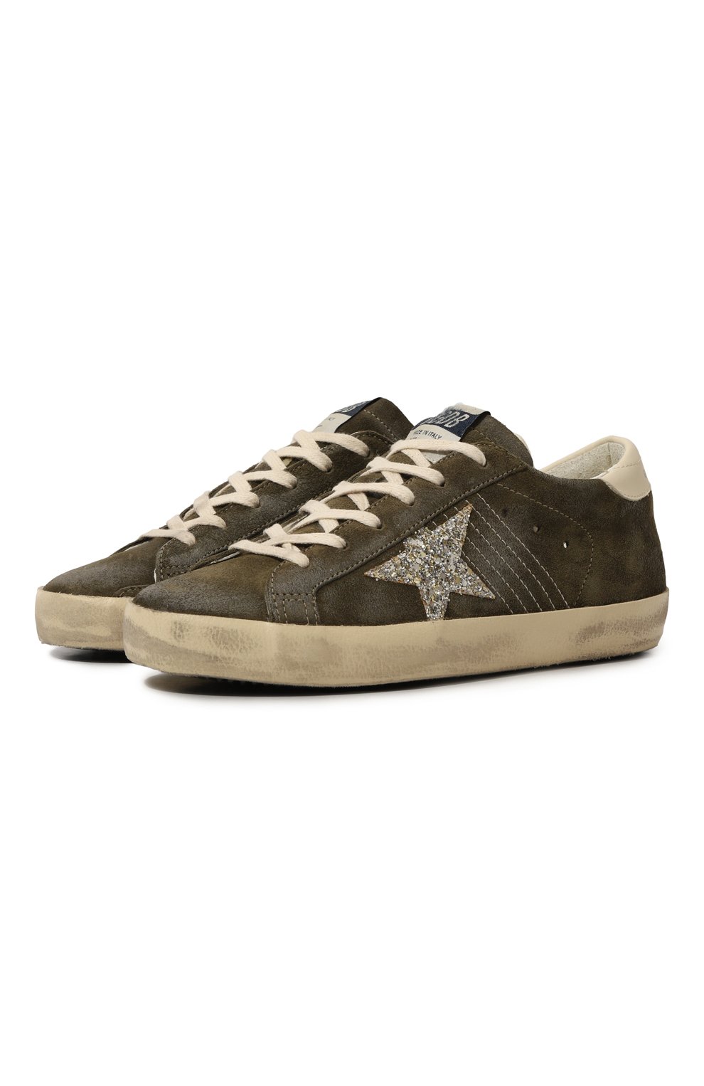 Замшевые кеды super star GOLDEN GOOSE DELUXE BRAND, арт. GWF00101.F005391, фото 1