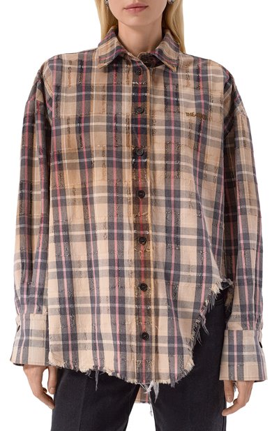 Хлопковая рубашка THE ATTICO, арт. 251WCH00004/CCC116BR, фото 3