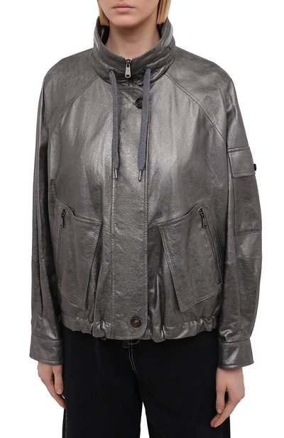 Кожаная куртка BRUNELLO CUCINELLI, арт. M0PEL2541, фото 3