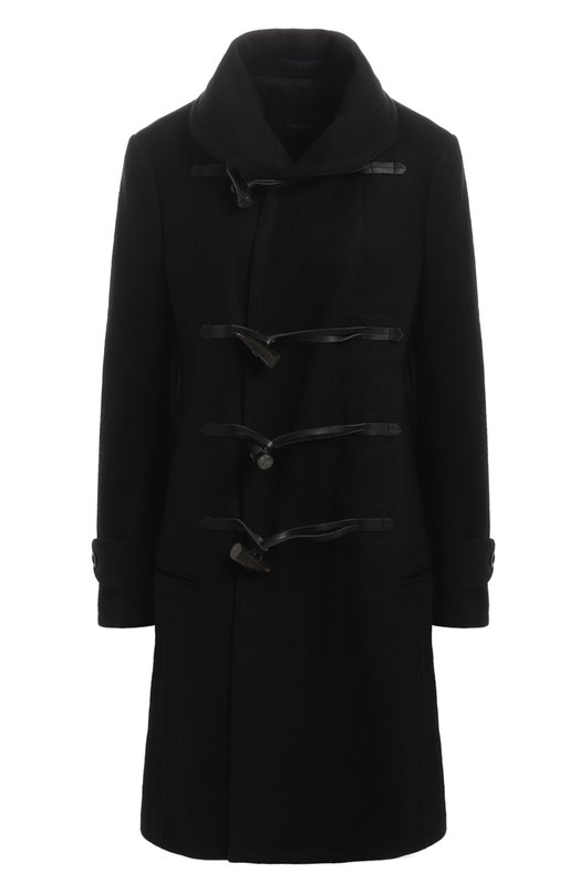 

Шерстяное пальто Yohji Yamamoto, Чёрный