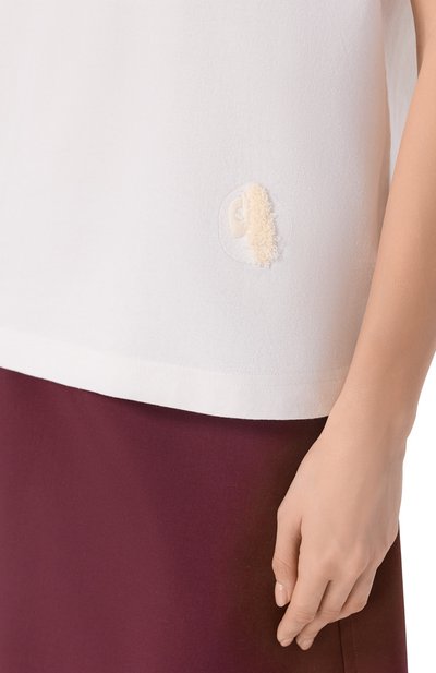 Хлопковая футболка BOTTEGA VENETA, арт. 864222/V6F40, фото 5