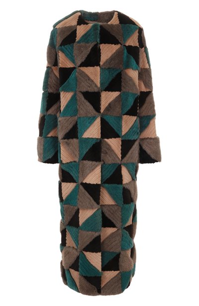 Женская шуба из норки AKHMADULLINA, арт. 1120.0FC802/F555