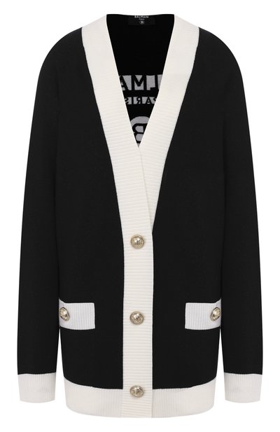 Женский шерстяной кардиган BALMAIN, арт. TF13405/K023