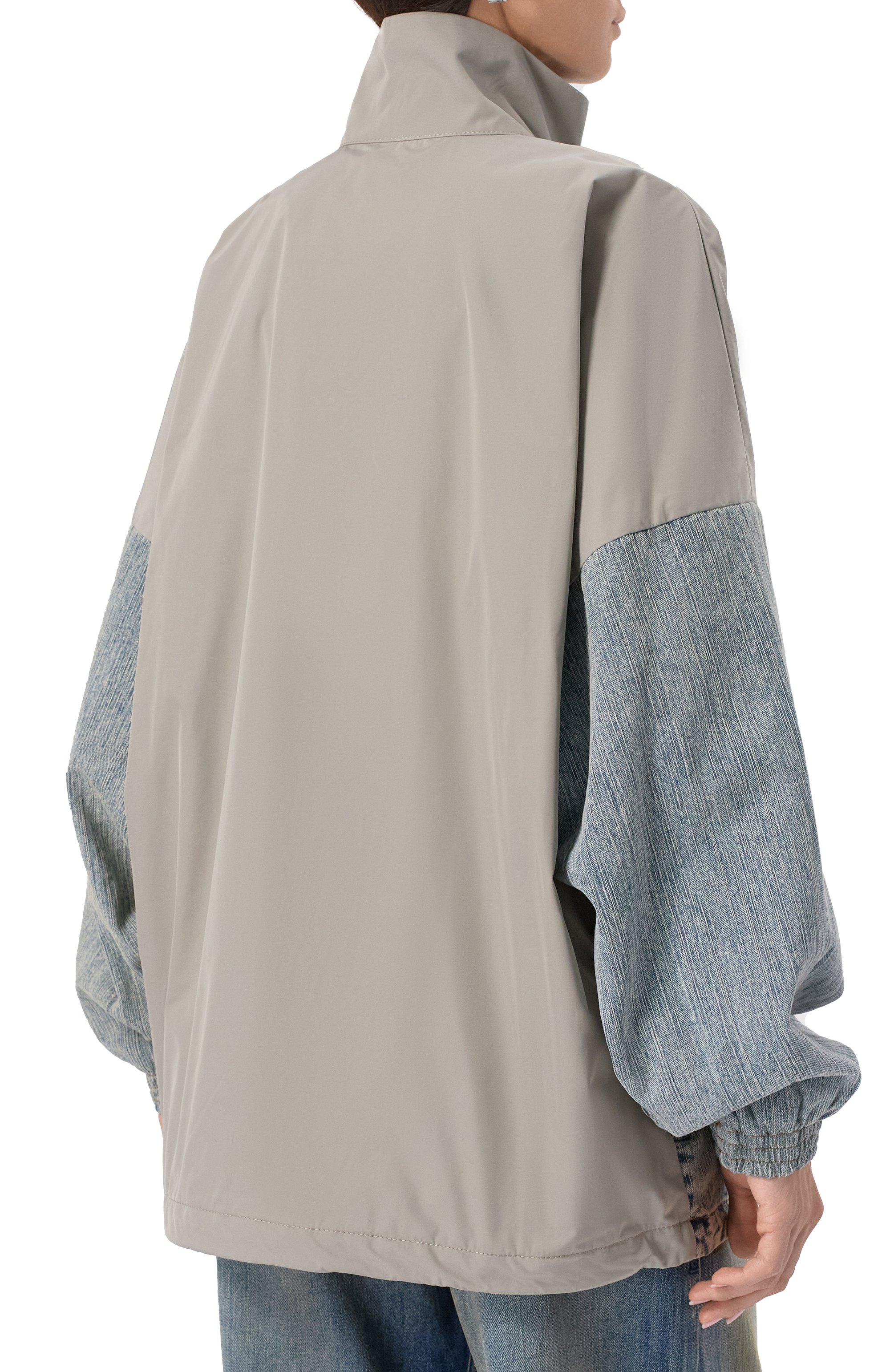 Комбинированная куртка BALENCIAGA, арт. 822843/TNW65, фото 4