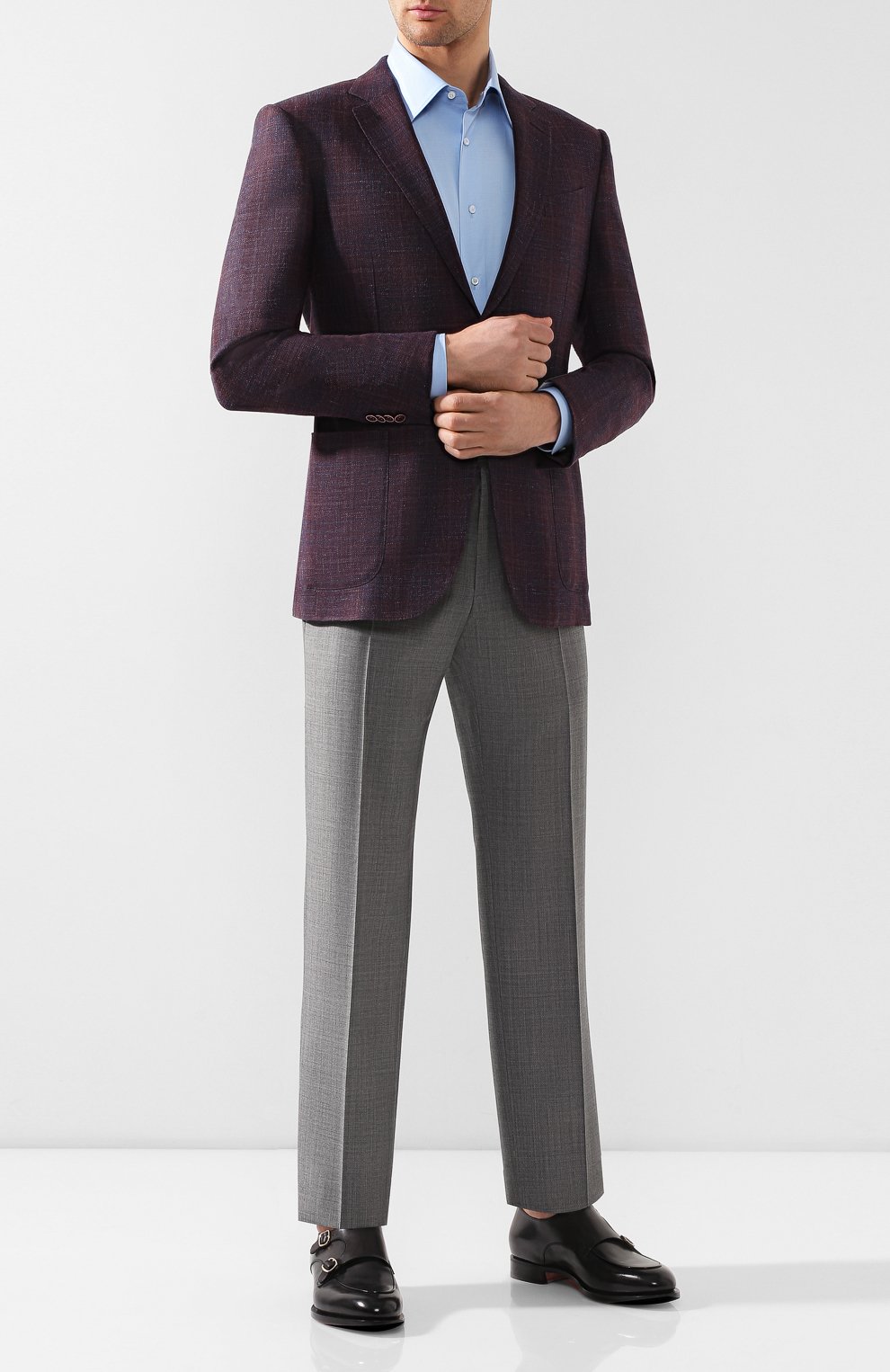 Хлопковая сорочка BRIONI, арт. RCLU1Z/PZ023, фото 2