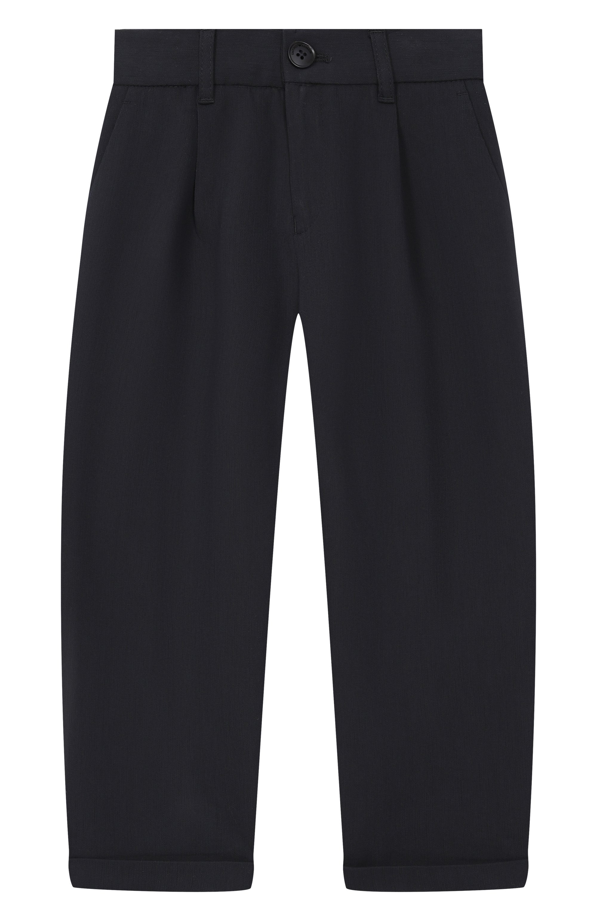 Брюки из вискозы и хлопка EMPORIO ARMANI, арт. EB000903/AF21040, фото 1