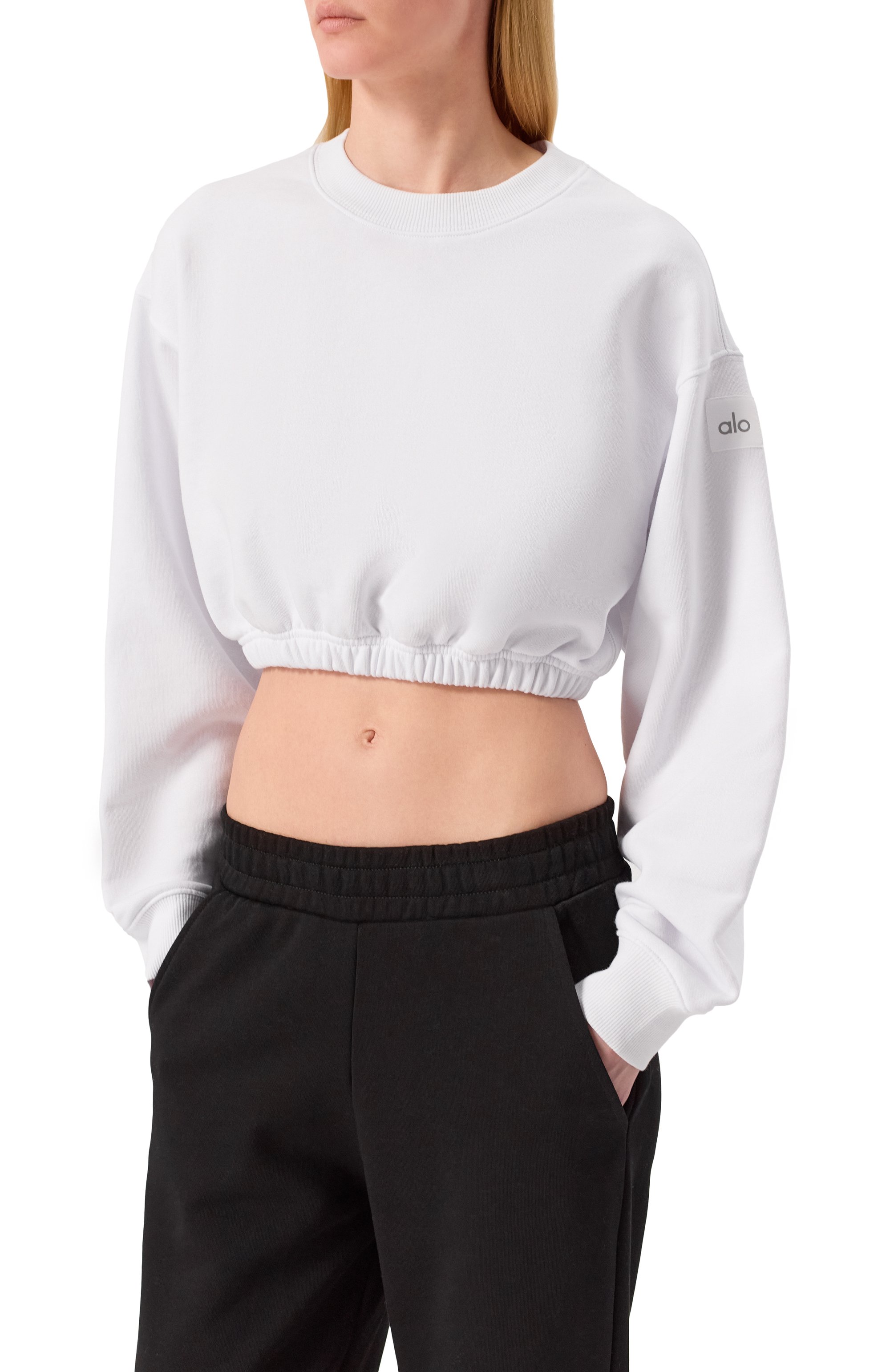 Хлопковый свитшот ALO YOGA, арт. W3597R, фото 3