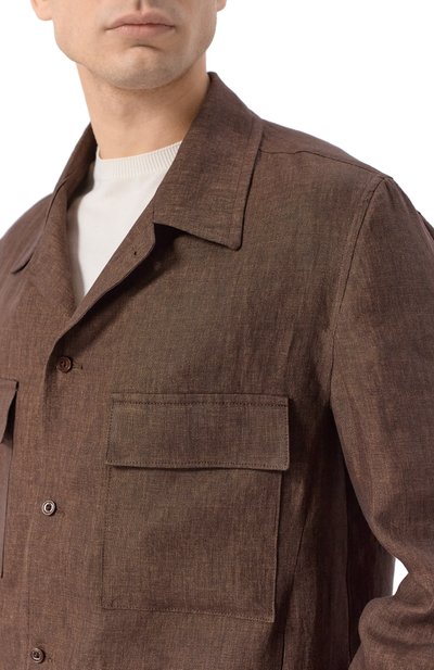 Льняная рубашка ANDREA CAMPAGNA, арт. J0HNAC/300118, фото 5