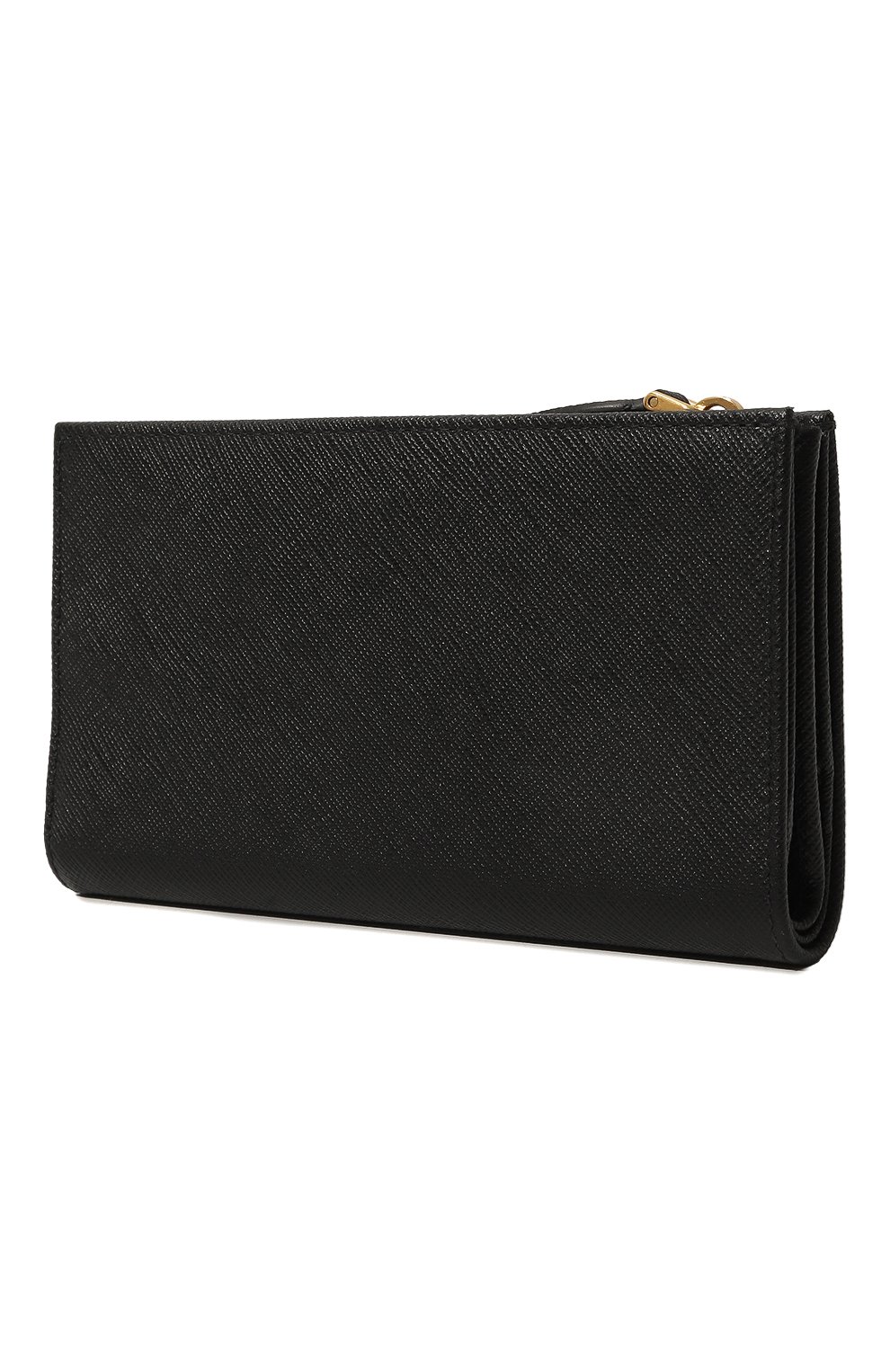 Кожаный кошелек PRADA черного цвета по цене 78000 руб., арт. 1ML009-QHH-F0002, фото 2 Кожаный кошелек PRADA, арт. 1ML009-QHH-F0002, фото 2