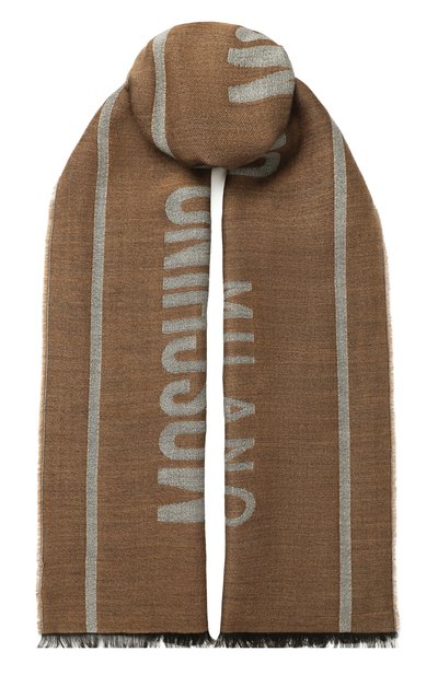 Мужской шерстяной шарф MOSCHINO, арт. 50229/M5791
