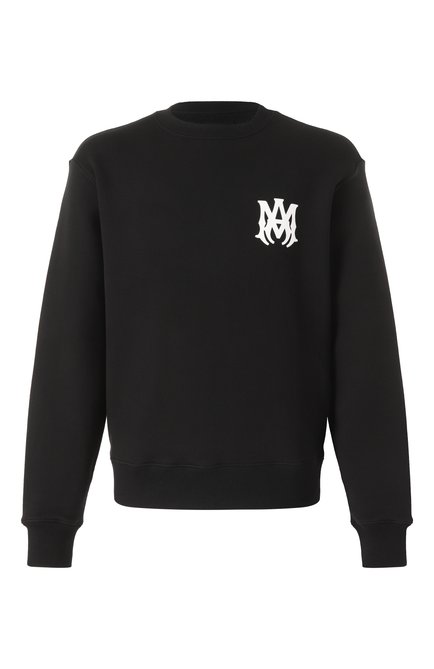 Мужской хлопковый свитшот AMIRI черного цвета по цене 0 руб., арт. AMJYCW1038 | Фото 1