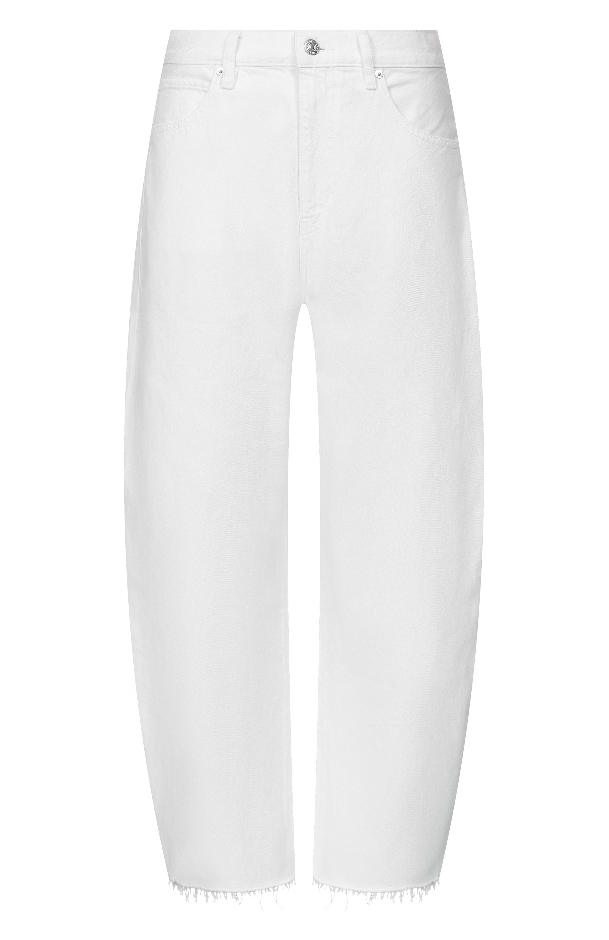 Джинсы the bubble crop FRAME DENIM белого цвета по цене 47500 руб., арт. 2027NF728/THE BUBBLE CR0P, фото 1 Джинсы the bubble crop FRAME DENIM, арт. 2027NF728/THE BUBBLE CR0P, фото 1