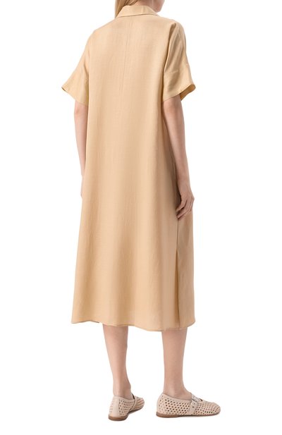 Платье из вискозы и льна ANTONELLI FIRENZE, арт. L6579N/922, фото 4