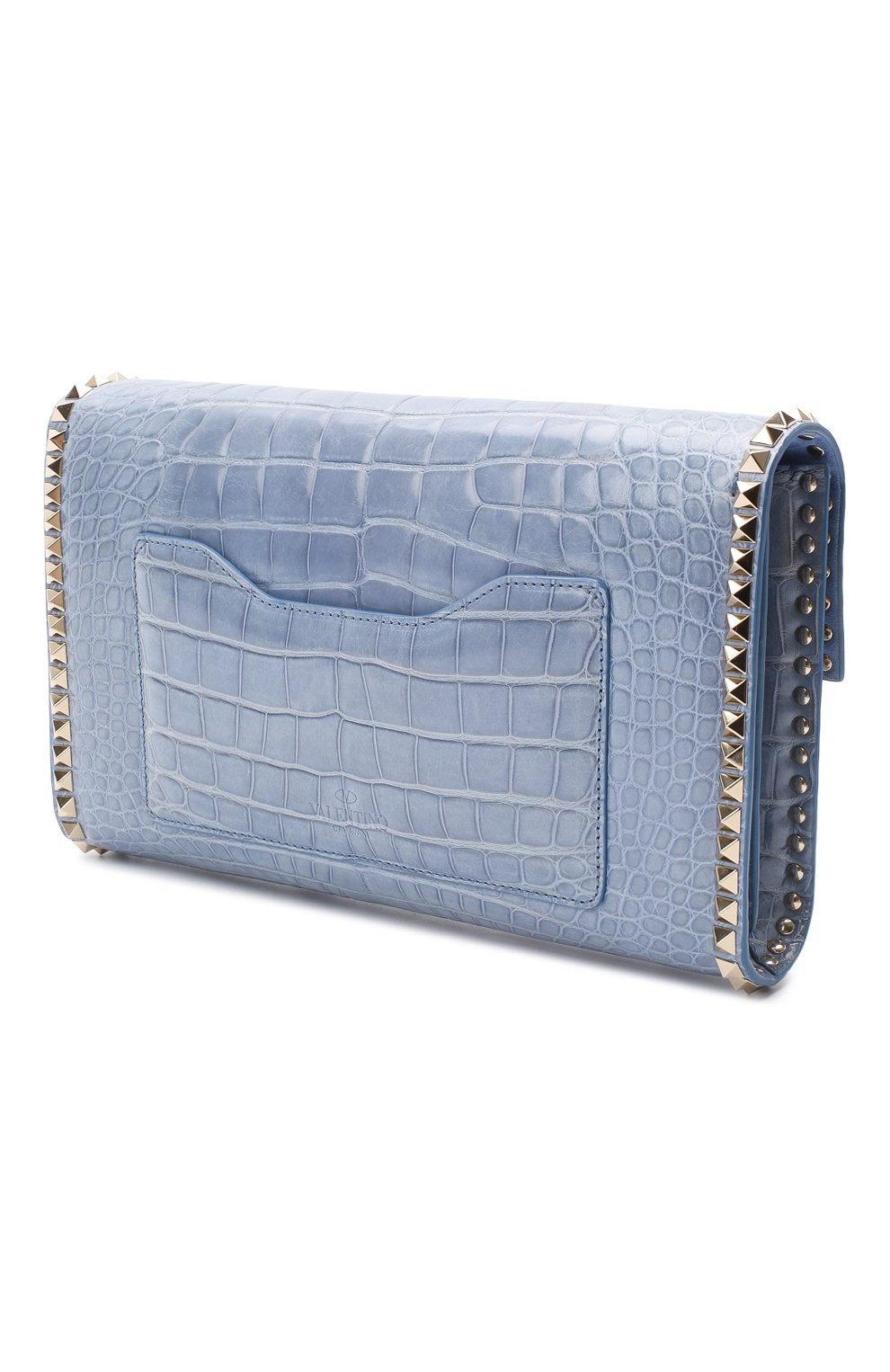 Клатч rockstud no limit VALENTINO голубого цвета по цене 1730000 руб., арт. RW2B0C43/C0D/AMIS, фото 3 Клатч rockstud no limit VALENTINO, арт. RW2B0C43/C0D/AMIS, фото 3