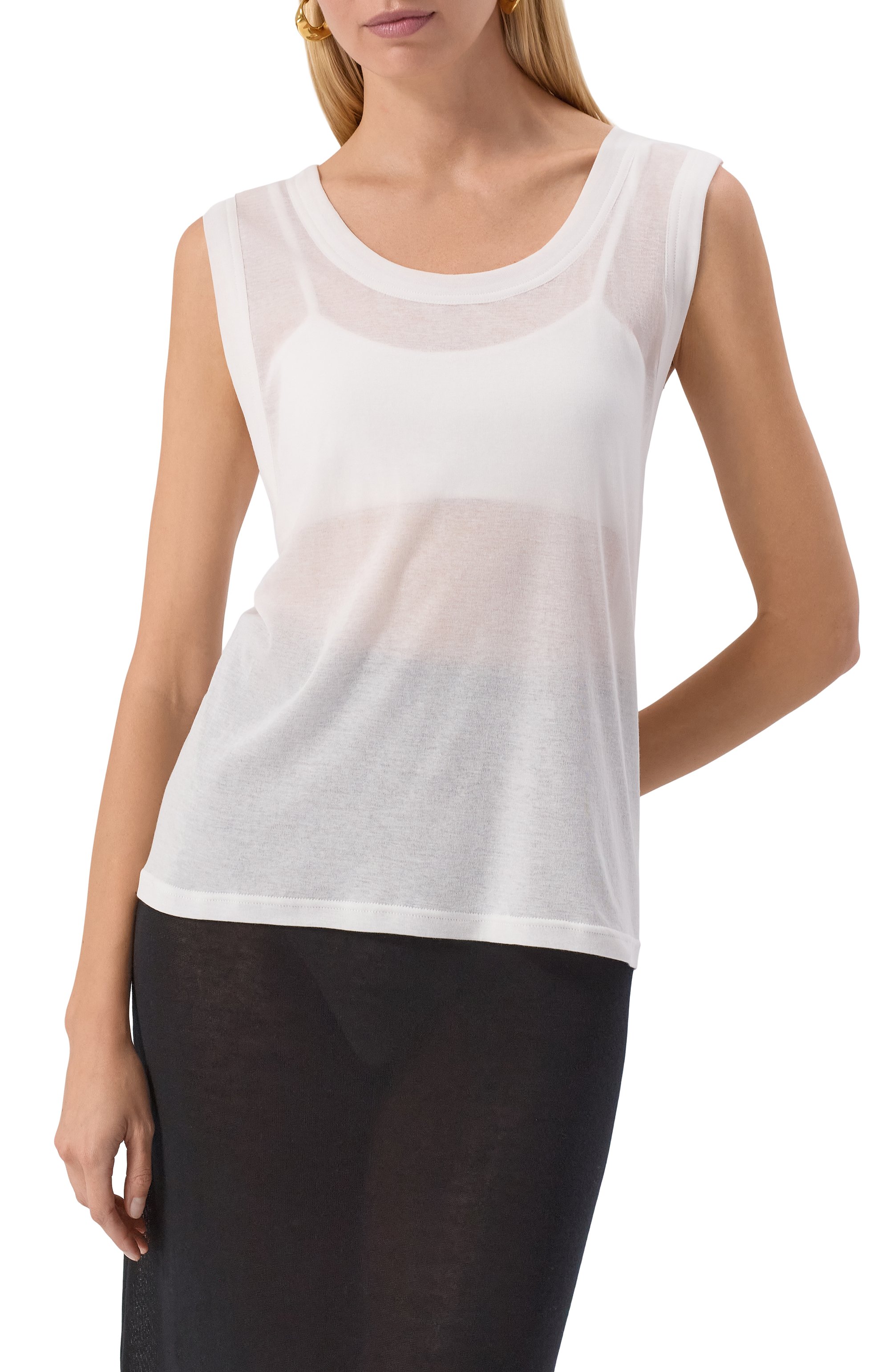 Хлопковый топ CO, арт. 2138NCR-C0RE, фото 3