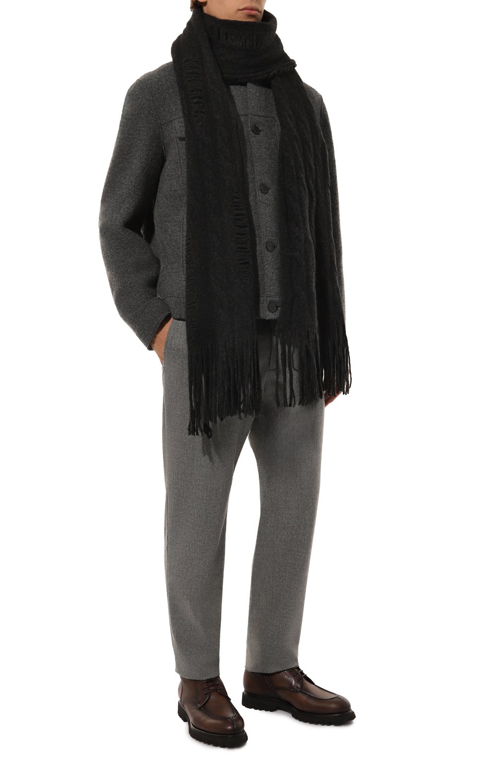 Шерстяной шарф ISABEL BENENATO, арт. UK08F24, фото 3