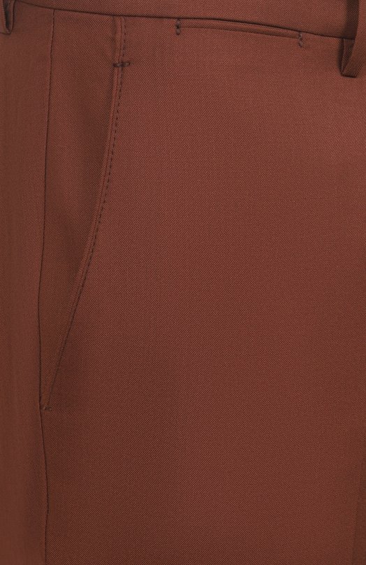 Брюки из шерсти и шелка Berwich SC/1/DR1480 Коричневый  SC/1/DR1480 Фото 6