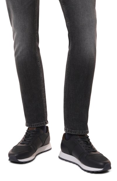 Кожаные кроссовки PAUL&SHARK, арт. 14318006, фото 3