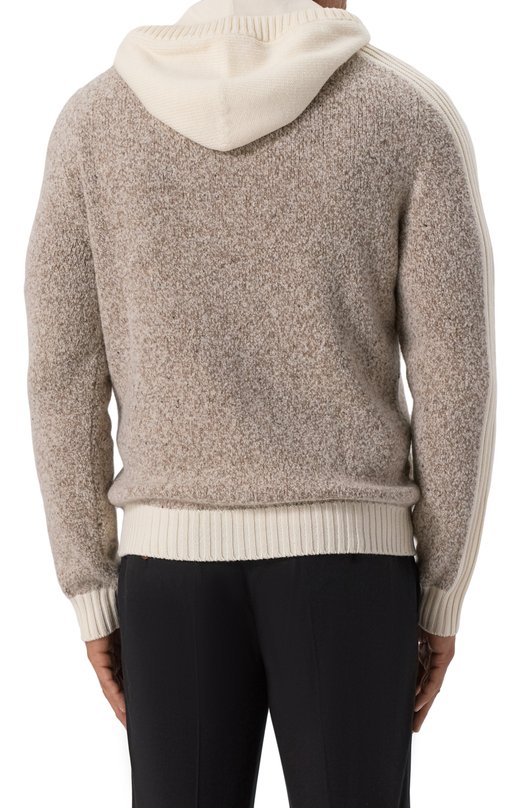 Кардиган из шерсти и кашемира Stefano Ricci K404001FCR/F25361 Бежевый  K404001FCR/F25361 Фото 4