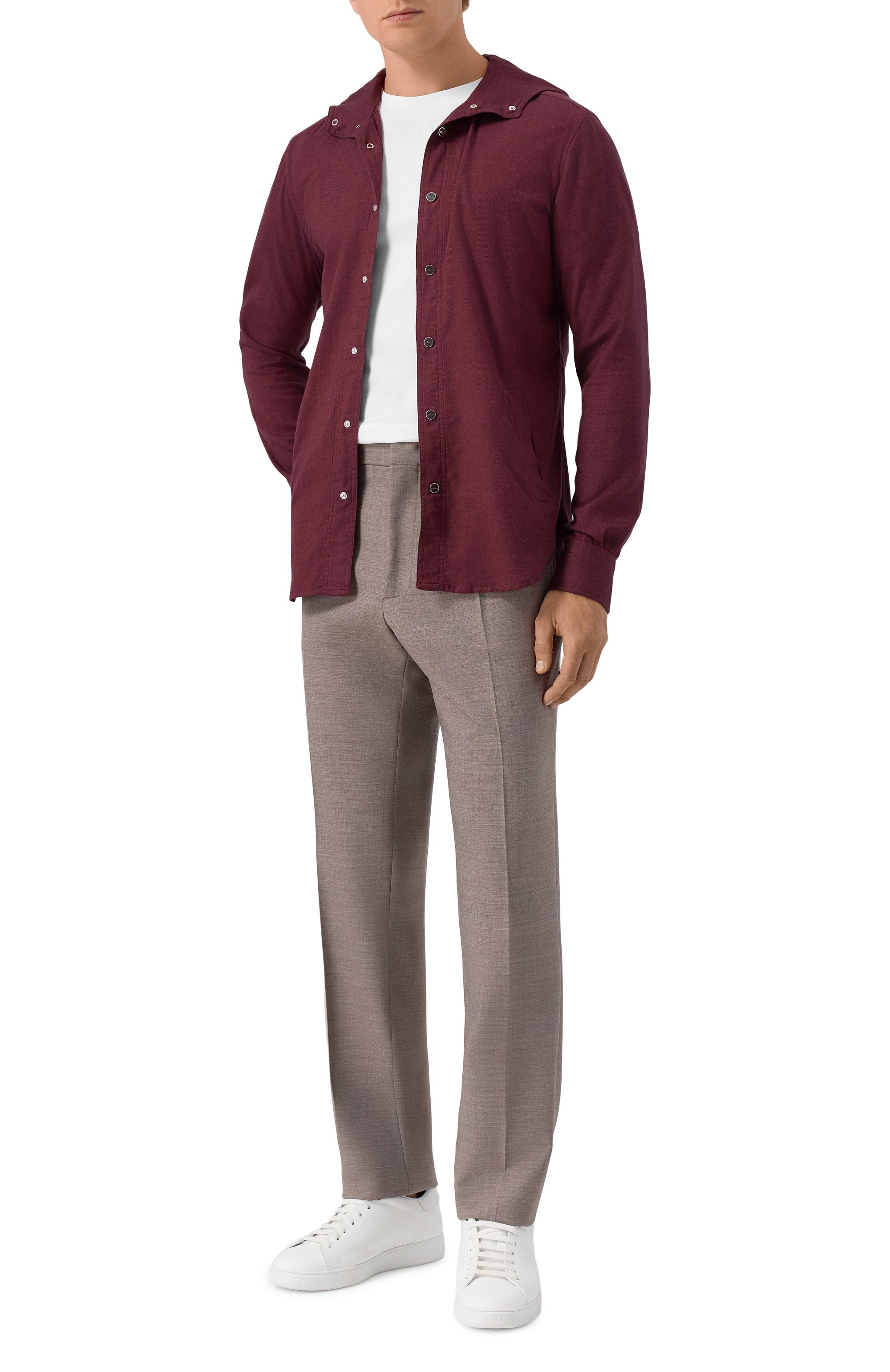 Рубашка из хлопка и лиоцелла KITON, арт. UMCMARH0944008, фото 2