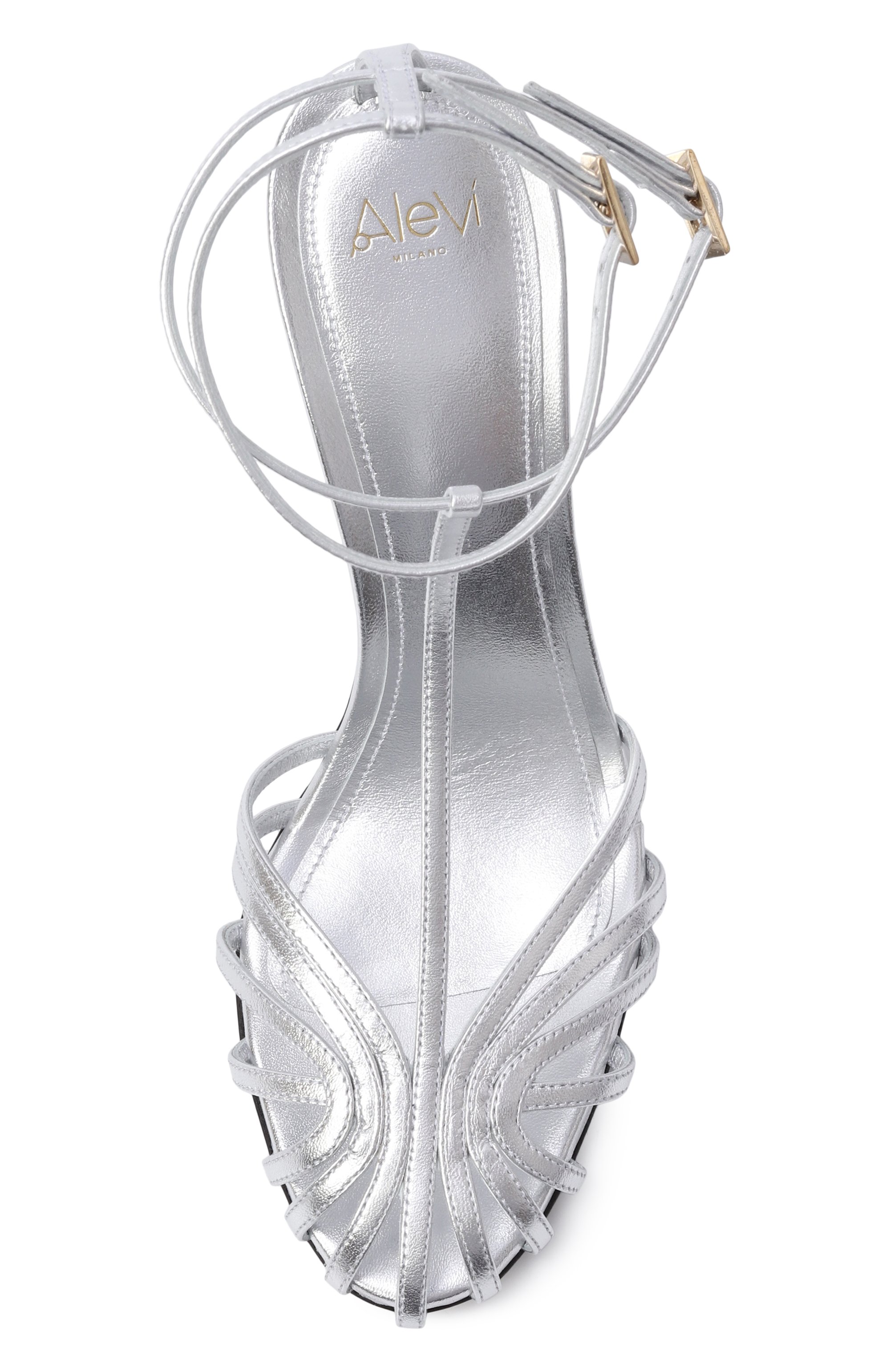 Кожаные босоножки ally 95 ALEVI MILANO, арт. L26SC009.R.0795601/SHINE, фото 6