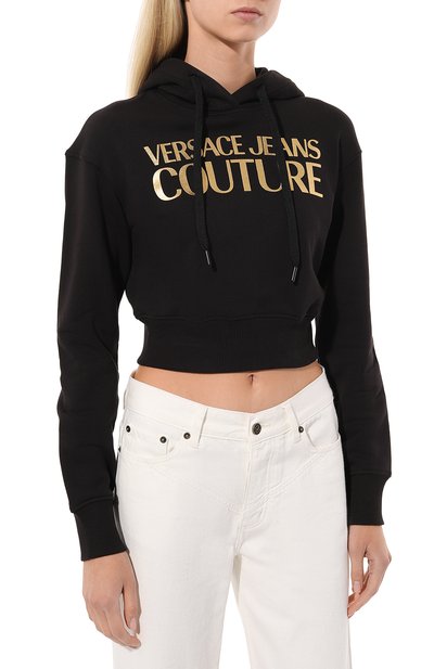 Хлопковое худи VERSACE JEANS COUTURE, арт. 76HAIT04/CF01T, фото 3