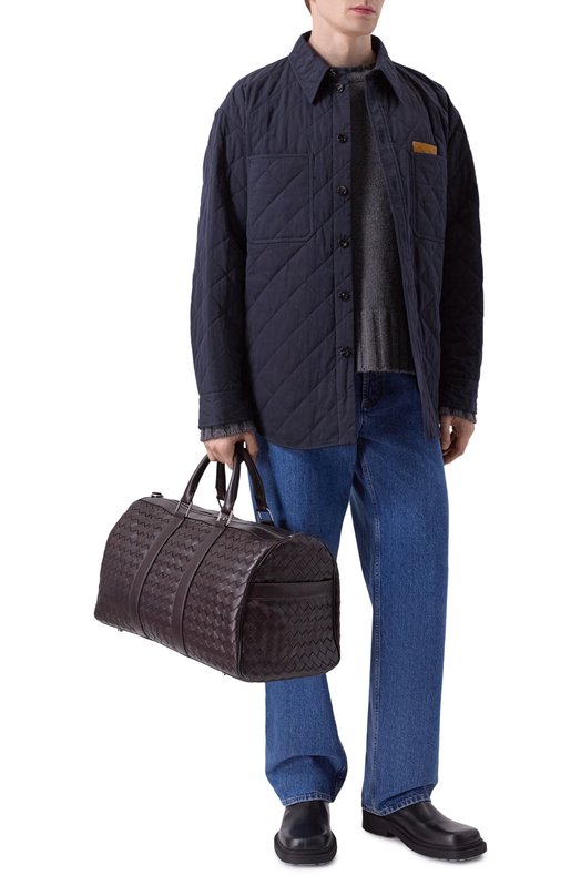 Сумка Intrecciato Duffle medium Bottega Veneta 781053/V2HL1 Чёрный  781053/V2HL1 Фото 7