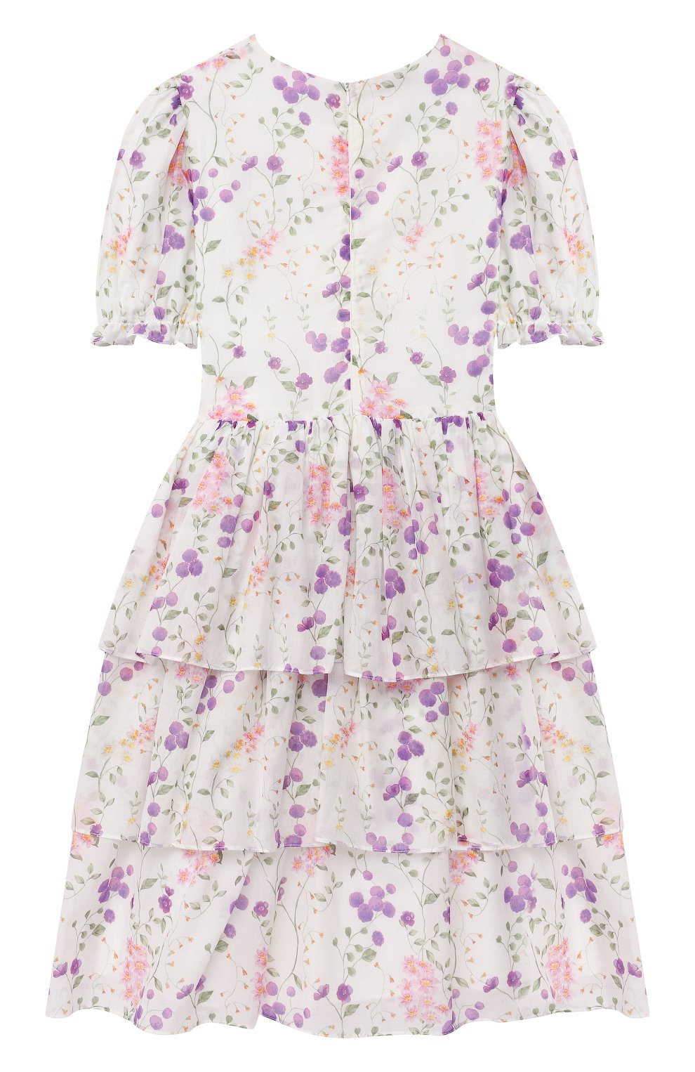 Хлопковое платье DESIGNERS CAT кремового цвета по цене 45600 руб., арт. 100000K01000730/14A, фото 2 Хлопковое платье DESIGNERS CAT, арт. 100000K01000730/14A, фото 2